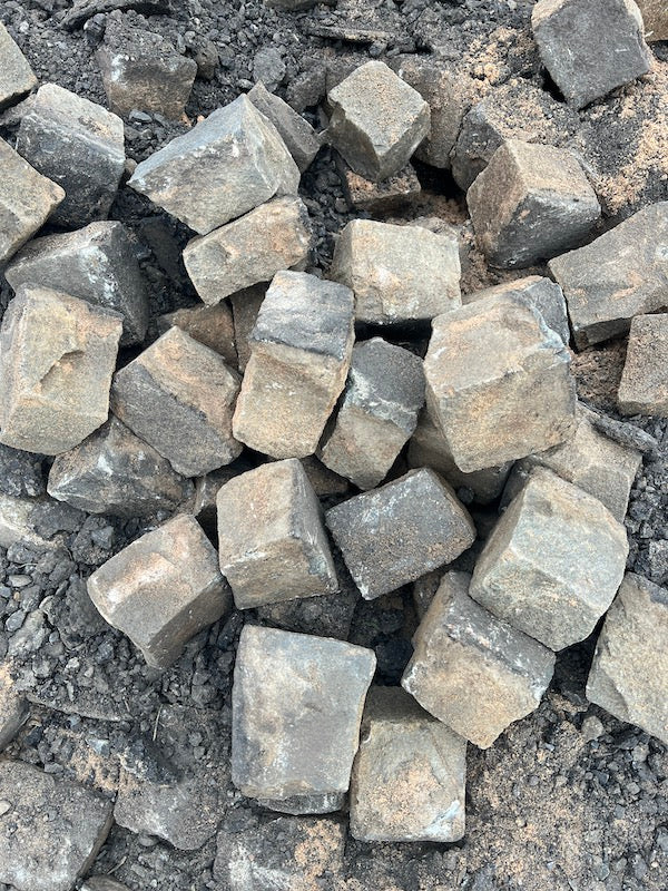 Diabaskleinpflaster 8-11cm gebraucht dunkelgrau/anthrazit Bild 11