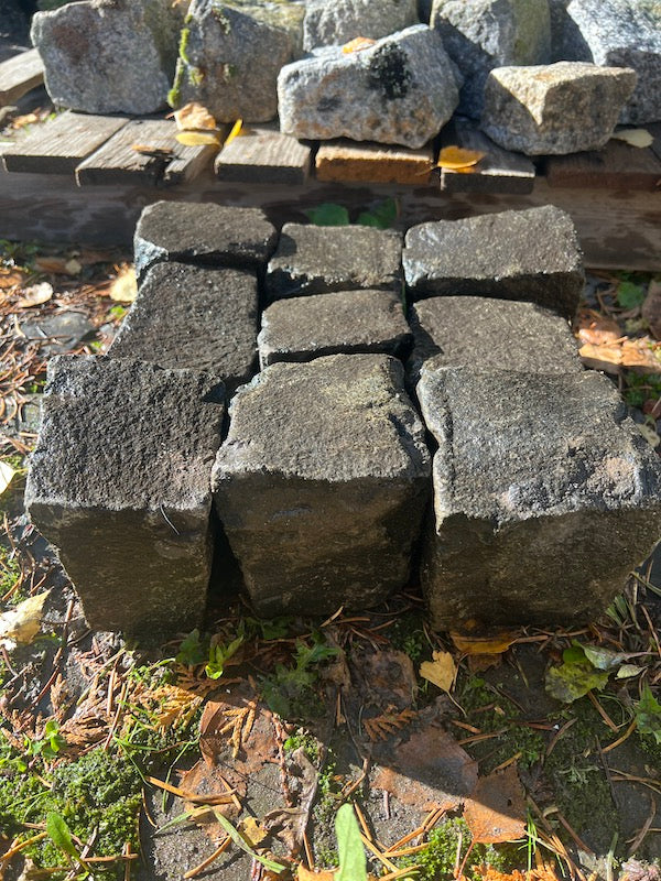 Diabaskleinpflaster 8-11cm gebraucht dunkelgrau/anthrazit Bild 8