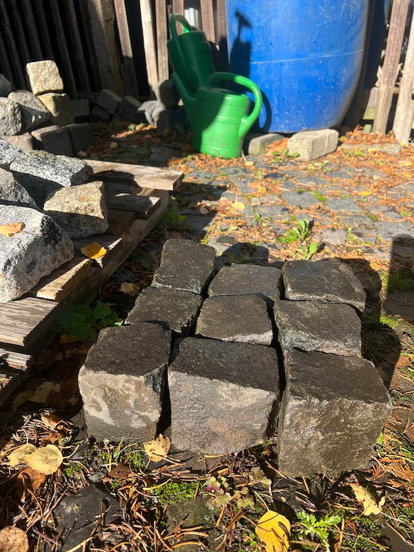 Diabaskleinpflaster 8-11cm gebraucht dunkelgrau/anthrazit Bild 9